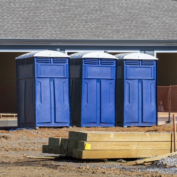 how can i report damages or issues with the porta potties during my rental period in Blacksville West Virginia